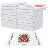 YOUKE OLA sublimation towel blank white 20-pack ready for custom heat transfer designs.