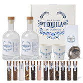 Your Dream Party Shop tequila bottles set for crafting personalized infusions at home.
