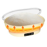 YSZZYSM 2L heating sourdough basket with LCD timer for precise dough rise