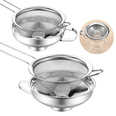 Yuanan stainless steel wide-mouth funnel with large opening for quick jar transfer.