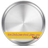 Yuiicaov 14-inch pizza pan with oven-ready design for even baking and simple release.
