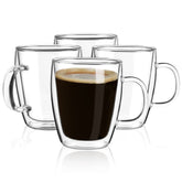 YUNCANG double-wall 16oz mug with handle showing insulation and clarity