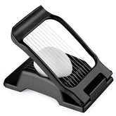 Yuzxaun egg slicer with stainless steel wire for clean hard-boiled egg slices.