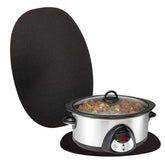 Yxmeiguo oval slow cooker mat provides heat protection for countertops.
