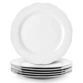 Y YHY ceramic dinner plates, 10.6-inch, ideal for everyday meals and festive gatherings.