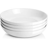 Y YHY 9.75-inch pasta bowls filled for family-sized servings.