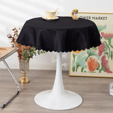 YZKITM round black tablecloth 36 inch enhances dining setup and protects surfaces.
