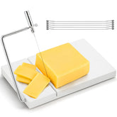 ZEAYEA cheese slicer marble slab 8x5 for clean, precise cuts