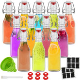 ZEBEIYU swing-top bottles 12-pack for home brewing and beverages