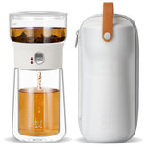 ZENS Modern Tea Pot with glass body for pure tea at home