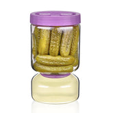 ZENS pickle jar lid with time recorders for tracking freshness