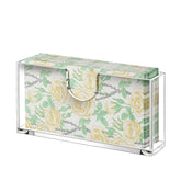 ZhiYo-Life clear acrylic napkin holder top view keeps napkins tidy on tables.
