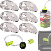 ziHenryDa vacuum seal lids for 86mm mason jars maintain freshness and prevent leaks.