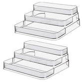 Zilphoba 2pc acrylic rack front view with easy spice access