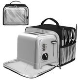 ZIOZERTT toaster cover 2-slice base fully encloses to guard against dust and pests.