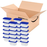 Ziploc mini rectangle containers with leakproof lids for secure storage.