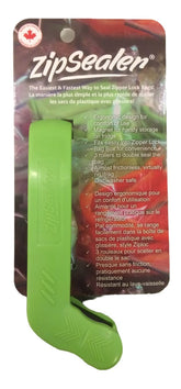 ZipSealer easy-seal bag in seconds for fresh leftovers.