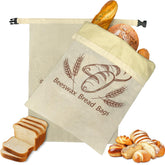 Zndsui two pack sourdough bread bags ready for eco friendly storage