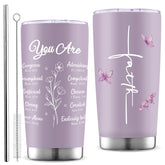 ZOIIWA You Are tumbler 20oz in purple design, perfect for daily inspiration on the go.