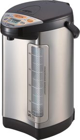 Zojirushi CV-DCC50 vacuum-hybrid dispenser delivering precise hot water at a touch for tea and coffee