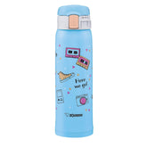Zojirushi SM-SG48AZ mug with vacuum insulation keeps drinks hot or cold.