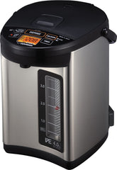 Zojirushi 4.0L front view with stainless steel finish for instant hot water.