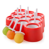 ZOKU mini pop molds nine-pops tray showing quick, kid-sized frozen treats.