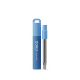 ZOKU pocket straw in blue case ready for on the go sipping