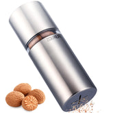 ZOLMER Nutmeg Grinder with sharp blade for finely ground spice, ideal for sauces and desserts.