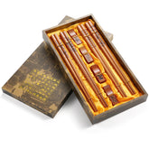 ZOMCHAIN wooden chopsticks with four unique pattern designs for family dining
