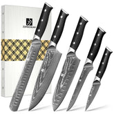 Zongchuan Damascus 8-inch chef knife for precise chopping and daily meal prep.