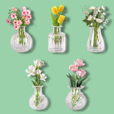Zoyvux cute mini vase magnet for fridge with flowers brightens your space