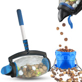 Zozen Nut Gatherer with roller and dump way design for quick, spill-free nut collection