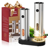 ZRZK electric grinder with top-refill design for easy, hygienic seasoning.