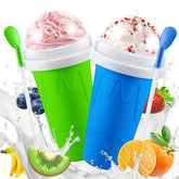 ZUGM Magic Squeeze Slushy Cups setup enables quick, cold home treats.