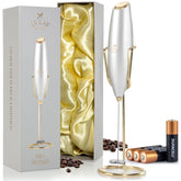 Zulay Kitchen Executive Series milk frother in deluxe gift box, perfect for gifting occasions.