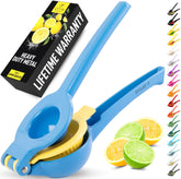 Zulay Kitchen lemon squeezer in use delivering quick, fresh juice