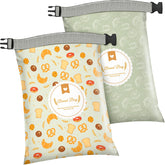 Zunmial bread bags pack with fresh loaves preserves moisture for soft interiors