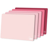 ZVP gradient pink cutting boards set with food icons for organized prep.