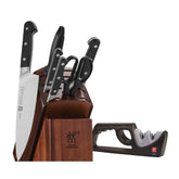 ZWILLING Pro knife block set contents showcase premium blades for everyday prep
