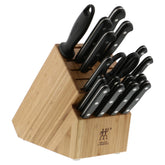 ZWILLING Twin Gourmet Classic knife block set keeps knives organized for efficient prep.
