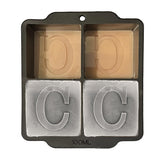 ZXYJJN monogrammed ice cubes mold with lid for elegant 2-inch cubes.