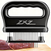 ZXZ meat tenderizer with 48-needle blade for even tenderizing and flavor penetration
