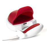 Zyliss oyster shucker knife with safe grip opens oysters cleanly