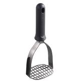 Zyliss potato masher with a steel body for durable, smooth mashes.