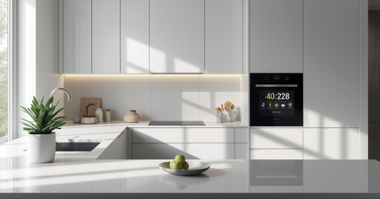 Smart kitchen tools integrated into a modern Canadian home kitchen