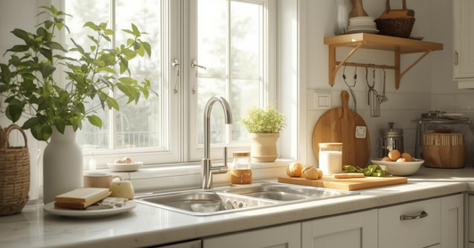 Weekend cooking setup in a bright Canadian home kitchen
