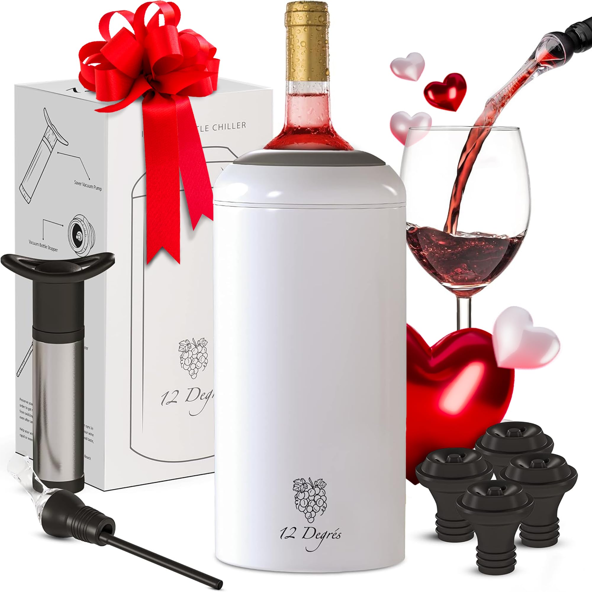 Protective packaging for 12 Degrés wine chiller enhances gifting experience