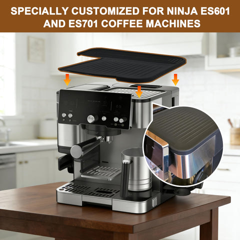 131763310 Ninja Luxe top mat non-slip edge prevents shifting.