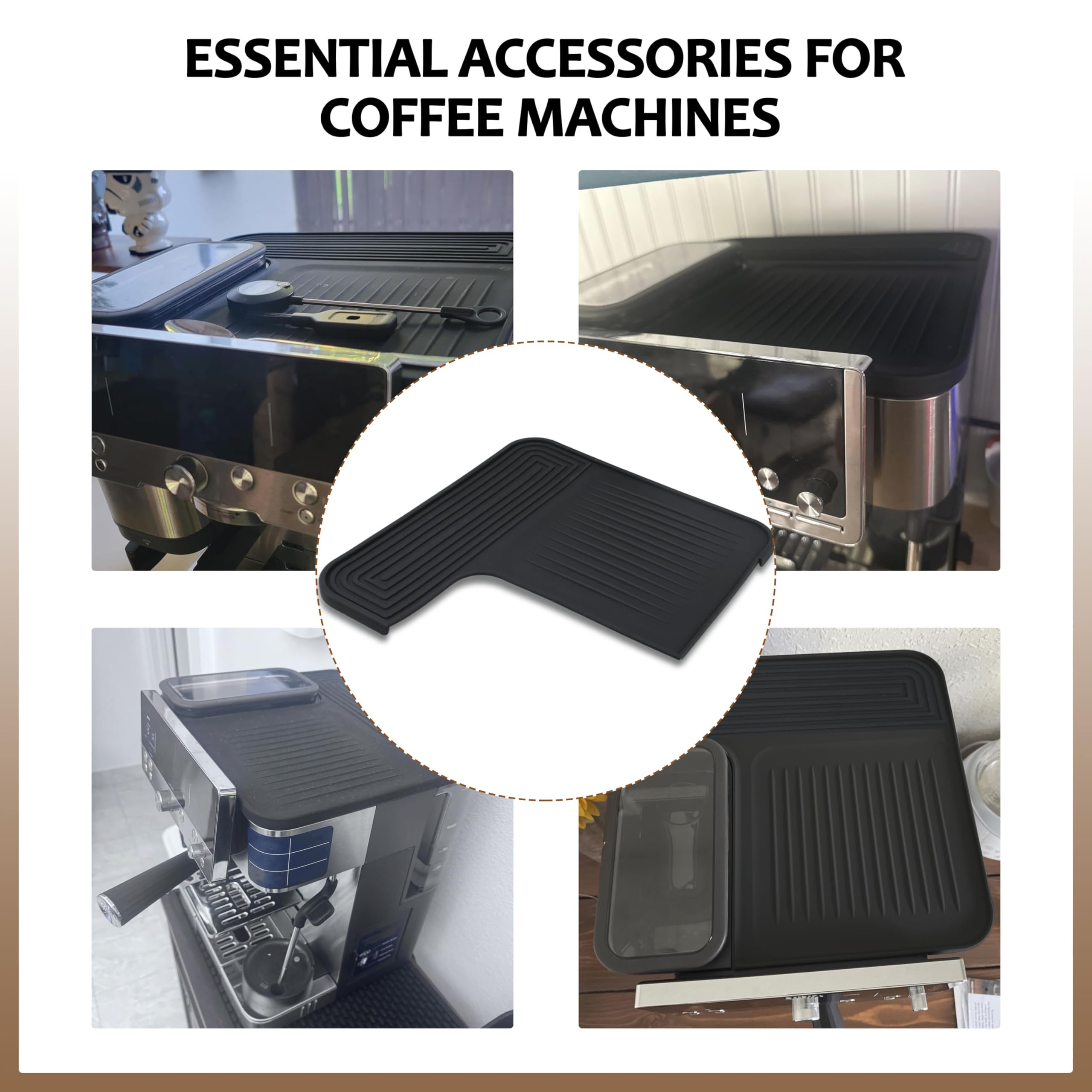 131763310 Ninja Luxe top mat protects stainless surface from scratches.